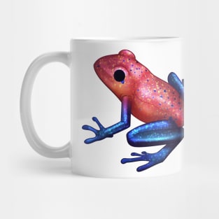 Cozy Strawberry Poison Dart Frog Mug